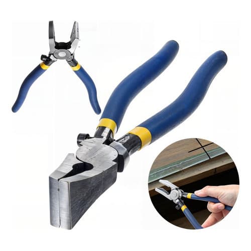 Alicate Pra Vidro Espelho Boca De Peixe Profissional Pressão  Alicate de precisão bico Ferramentas