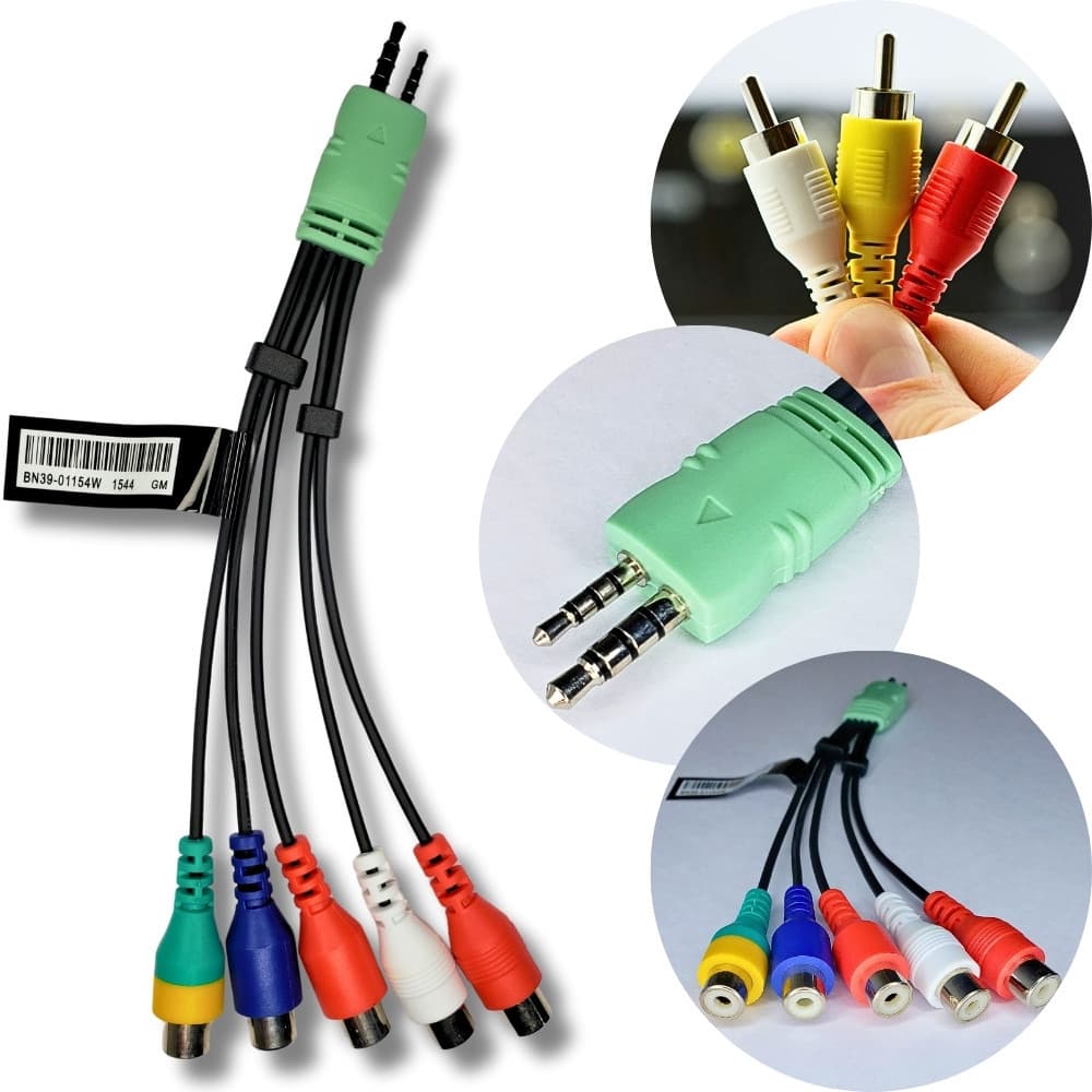 Cabo Componente Adaptador AV Smart TV LED Samsung D8000