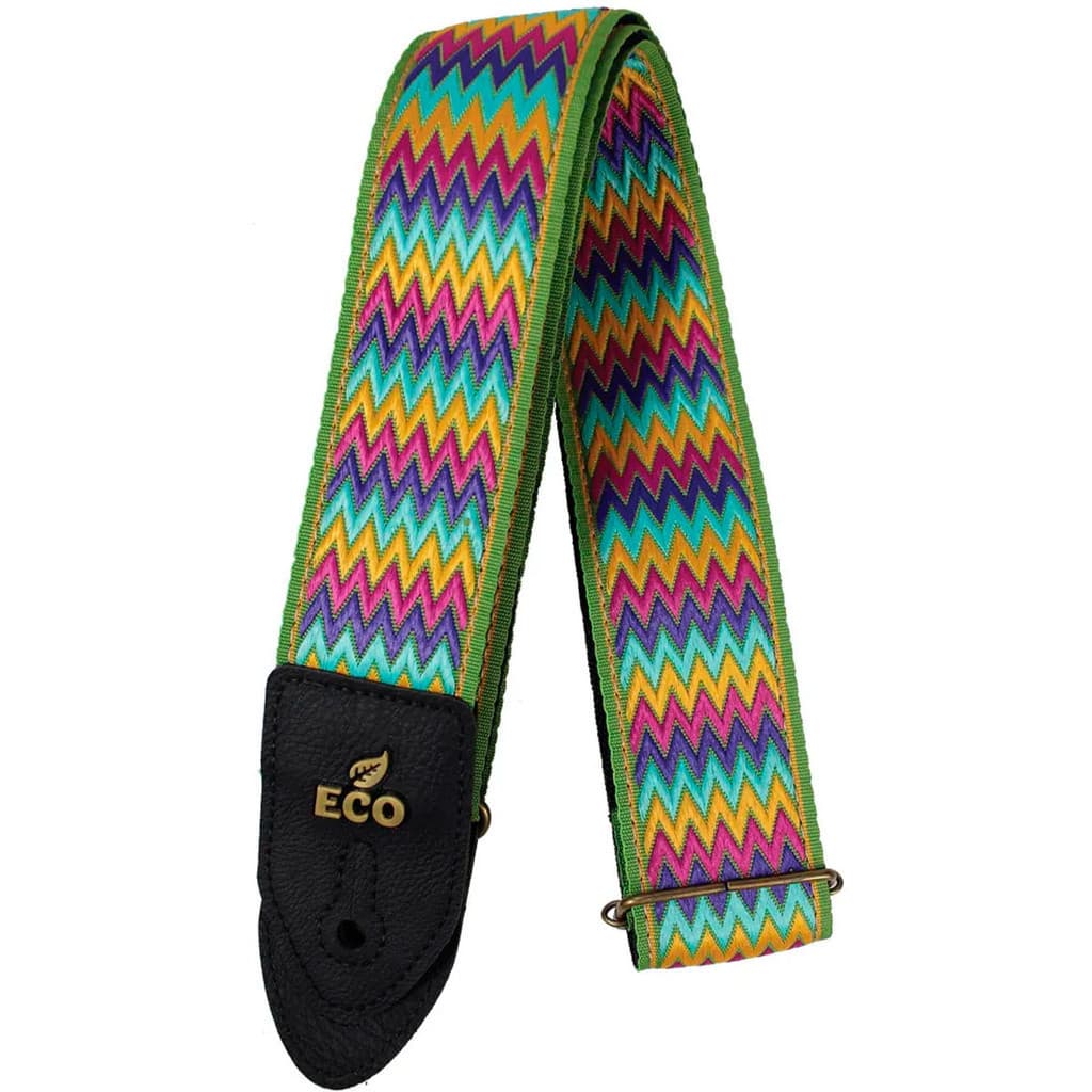Correia Violão Guitarra Baixo Basso Eco Indian Ecostrap Original Alça Ajustável Confortável