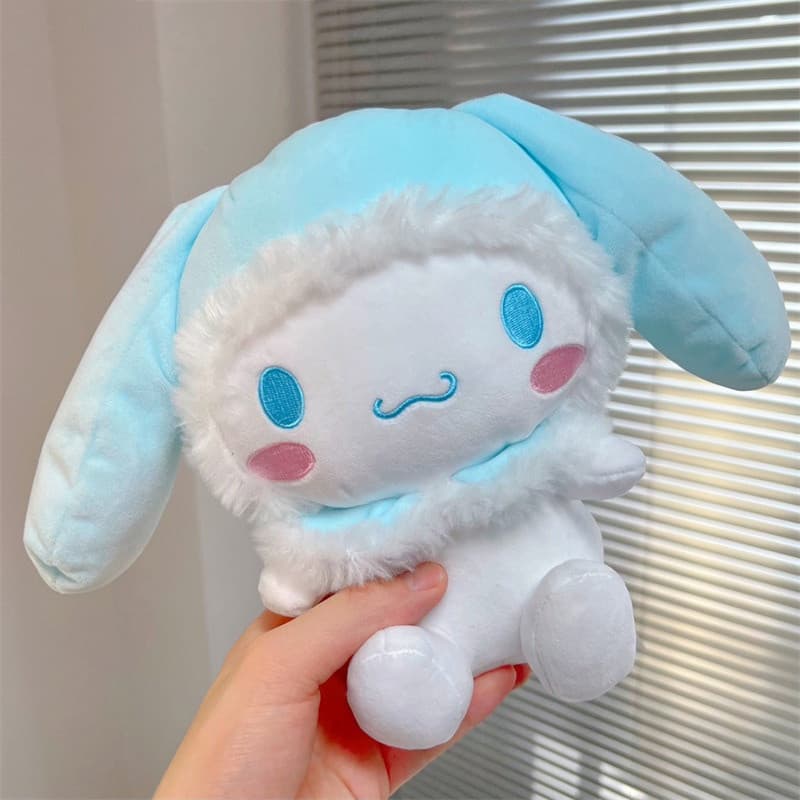 Novo Boneco de Pelúcia Sanrio de 25cm Kawaii Cinnamoroll Decoração de Casa Presente de Aniversário para Crianças 3Y6B