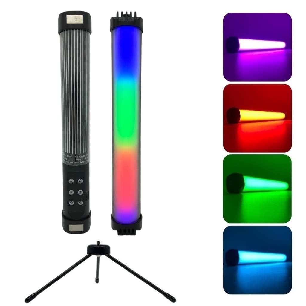 Mini Bastão de Led RGB Soleste RL-30SL c/ Mini tripe metal