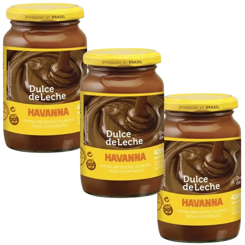 Kit com 3 uni Pote Doce de Leite 420g - Havanna