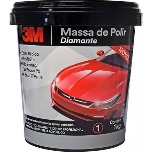3m Massa De Polir Diamante Base Agua (nova Massa 3m)