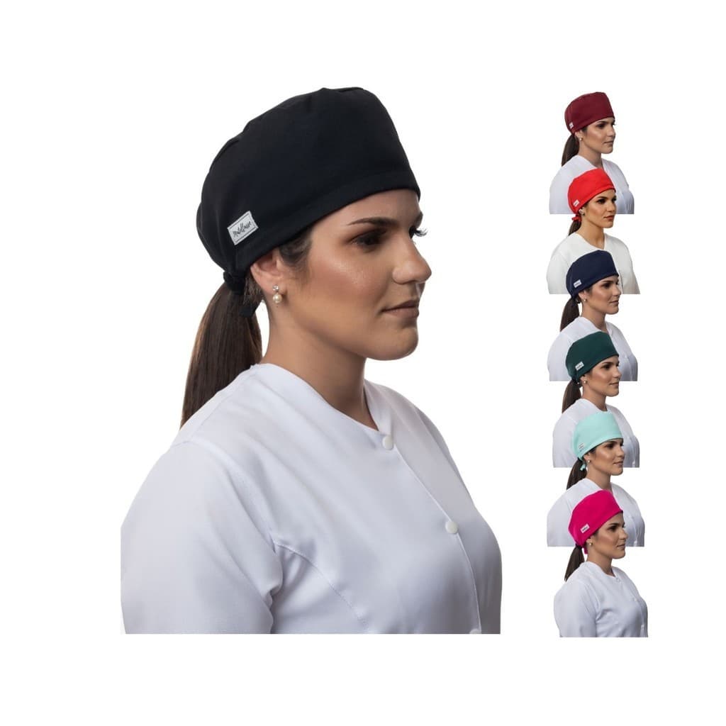 Touca Gorro Cirúrgico Feminino e Masculino - Cores Lisas