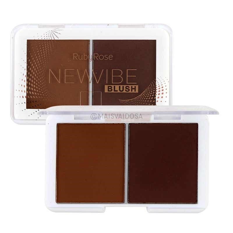 Duo de Blush New Vibe - Cor 1 - Ruby Rose