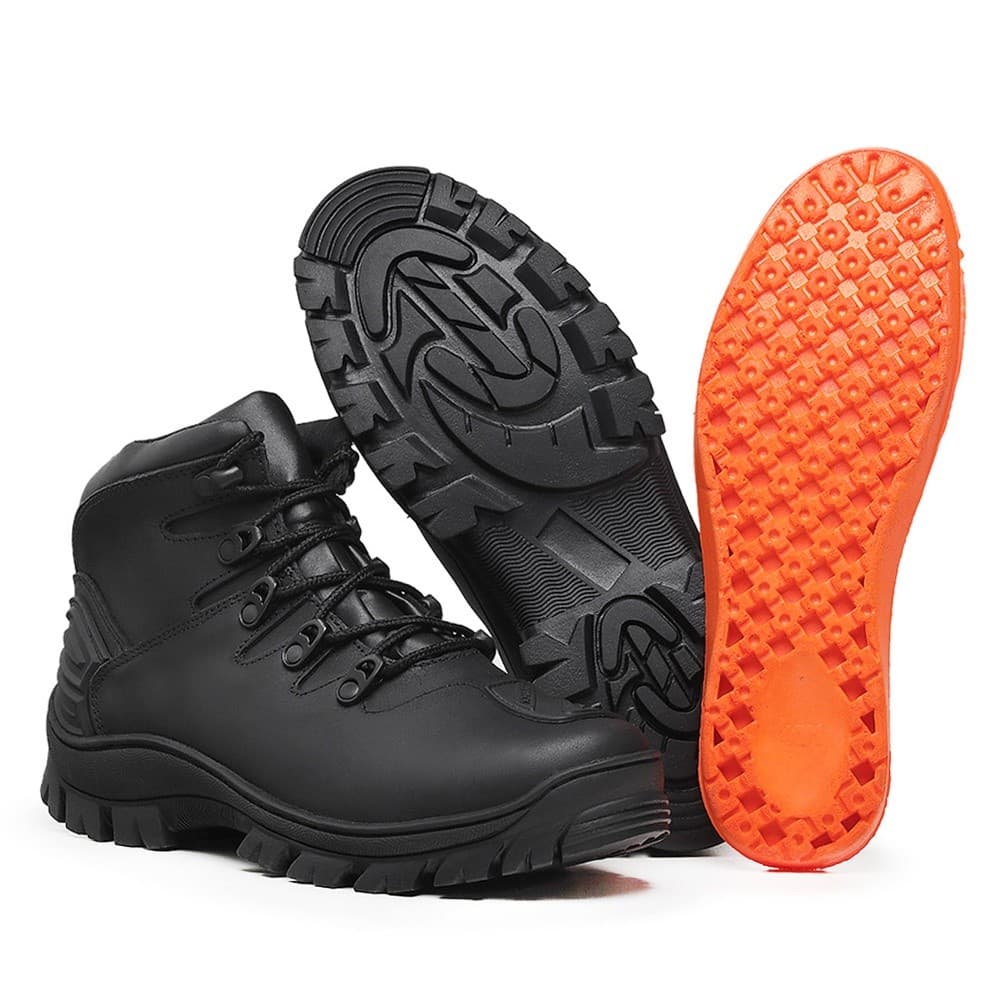 Bota Coturno Masculina com Protetor Marcha Adventure Casual Trilha Couro Motociclista Reforçada  990