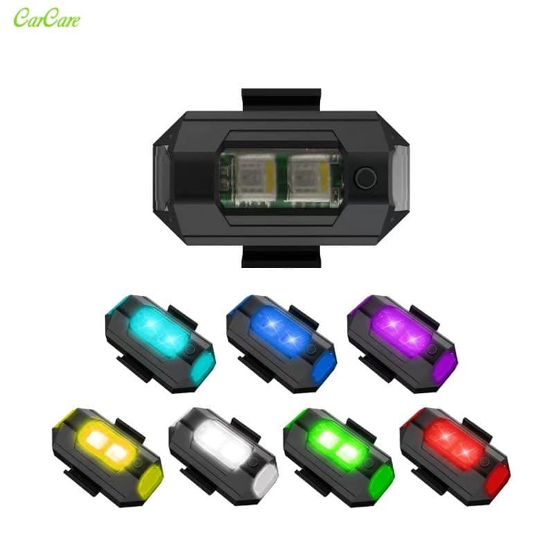 Luz de Advertência Estroboscópica LED Luz Quadrada Motocicleta Drone Cruzeiro Veículo Elétrico Caminhão Carregamento Luz