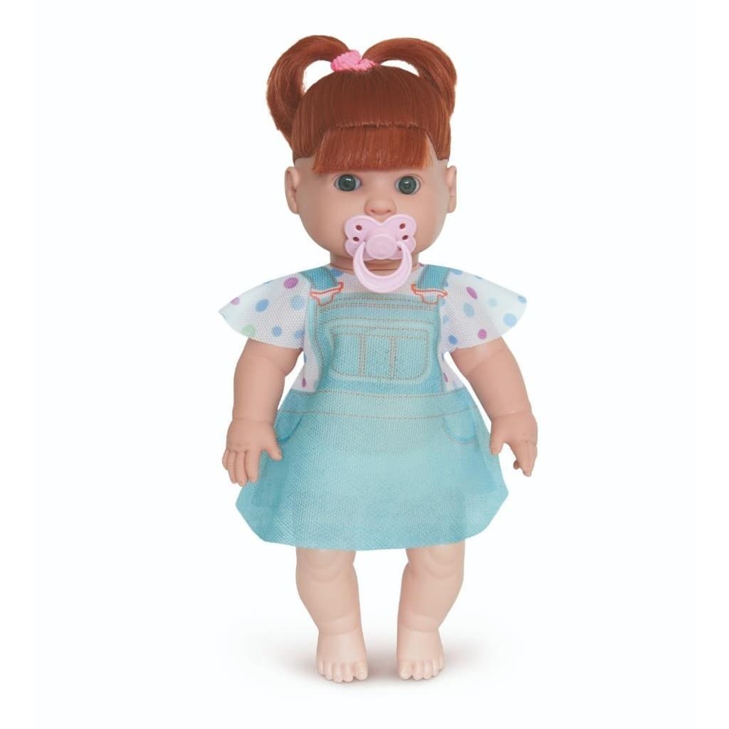 Boneca Ruiva Coleção Danadinhas Sapeca Com Chupeta - Milk -