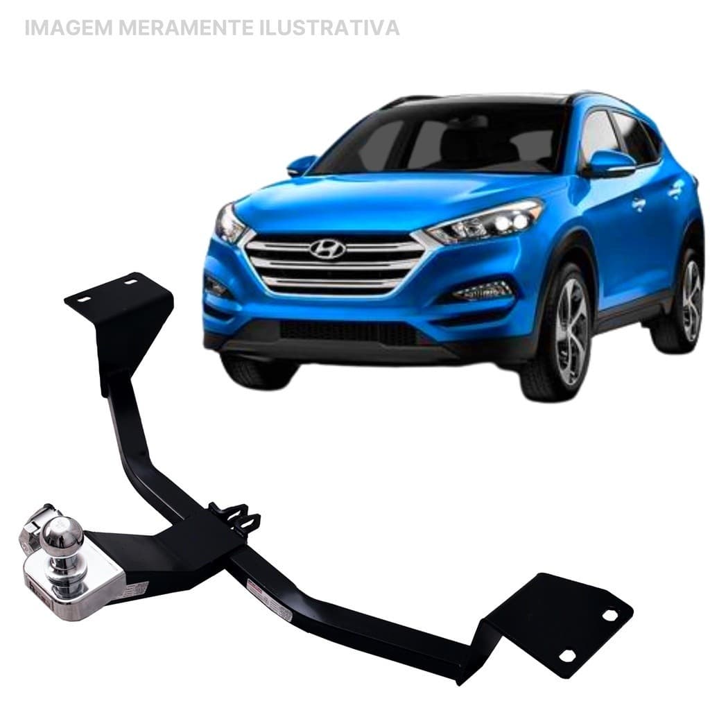 Engate Reboque Rabicho Fixo Tucson 2017 a 2021 600Kg Produto de Qualidade