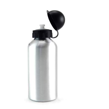 Squeeze de Alumínio Prata Tampa Bolinha para Sublimação - 500ml