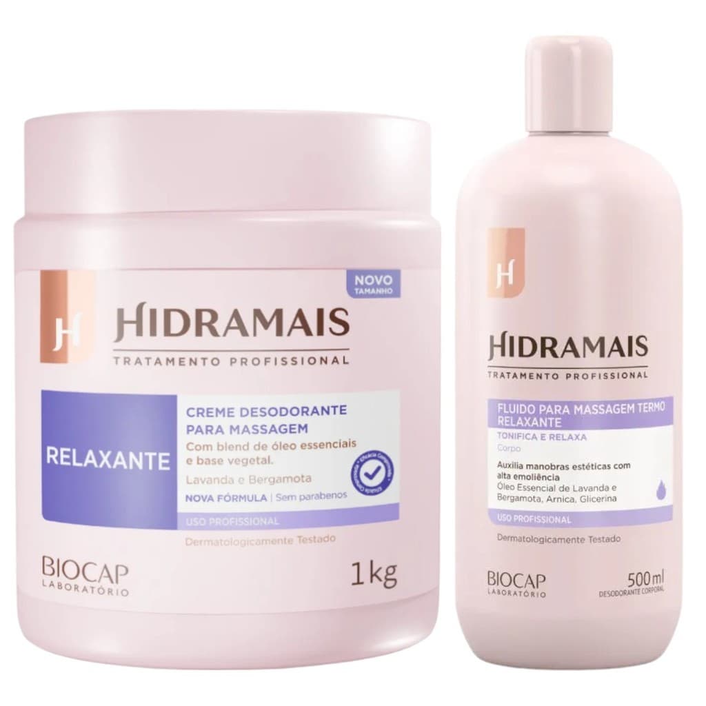 Hidramais Massagem Relaxante Lavanda e Bergamota