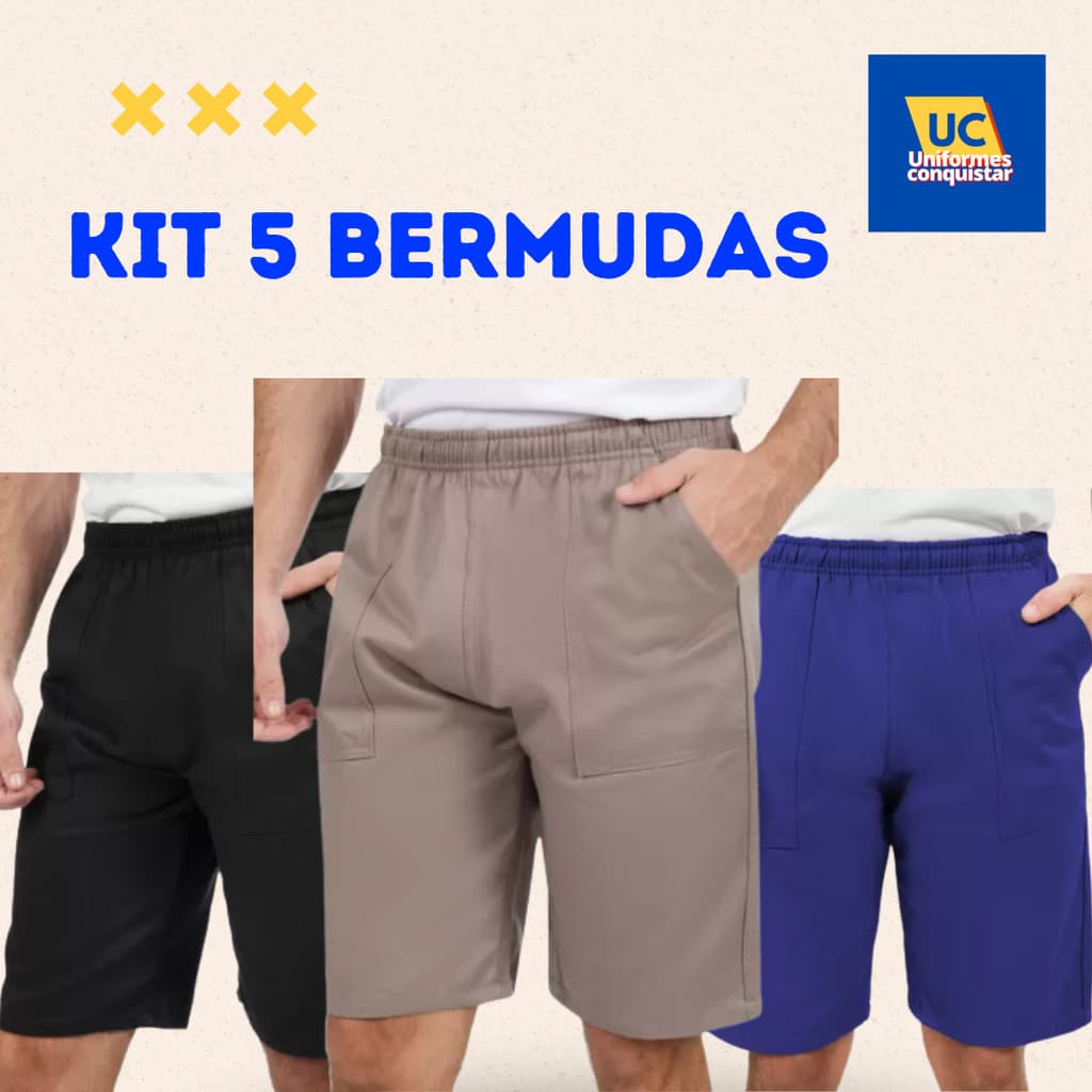 Kit de 5 de Brim Pesado – Resistência, Conforto e Economia!