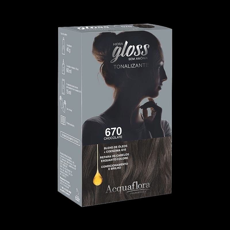Tonalizante Acquaflora Hidra Gloss 670 Chocolate