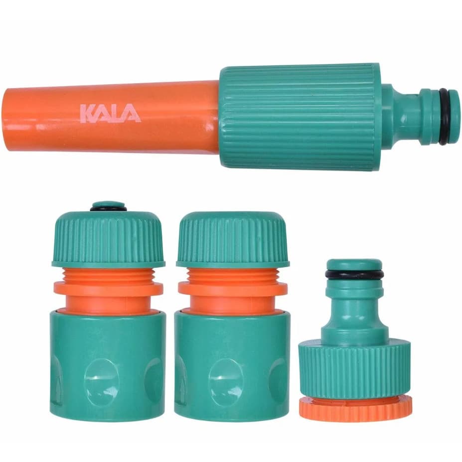 Kit de Esguicho e Conexões para Mangueira com 4 peças Kala