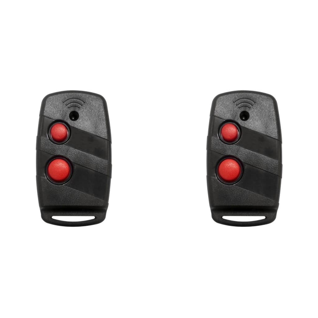 2 Controle Remoto Para Portão Eletrônico 433 Mhz Longo Alcance Code Learning IDEAL