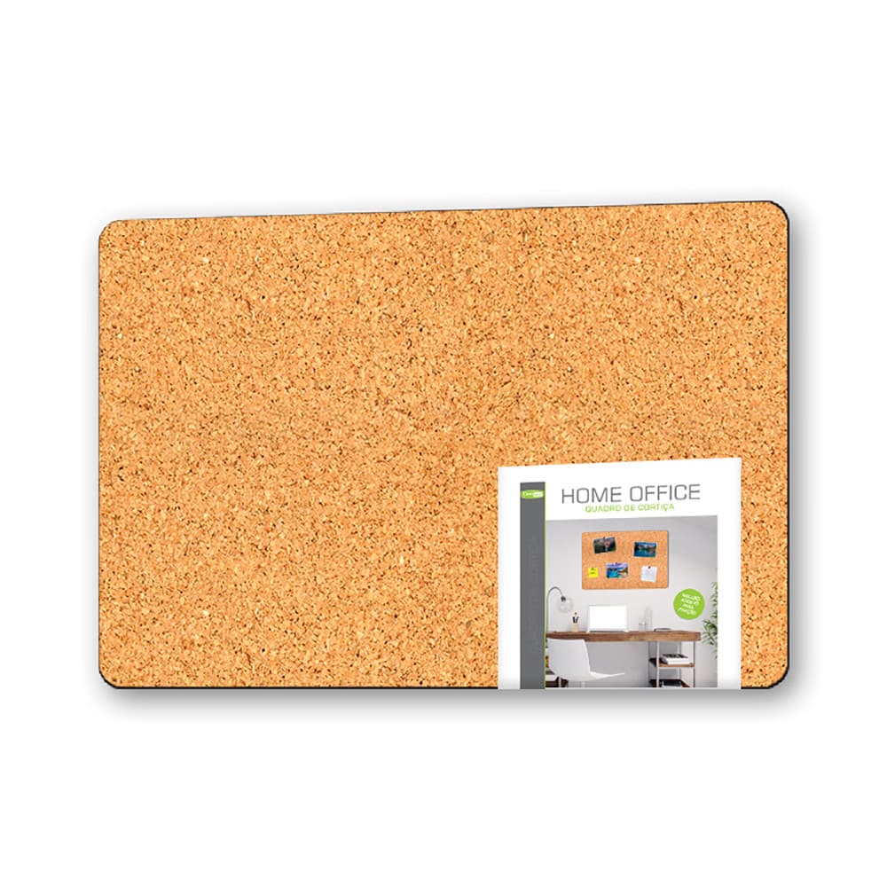 Quadro Aviso de Cortiça 60x45cm Home Office
