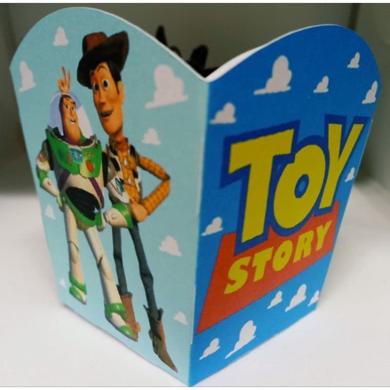 10 CENTRO DE MESA,CACHEPOT GRANDE 10/8/5 TEMA TOY STORY