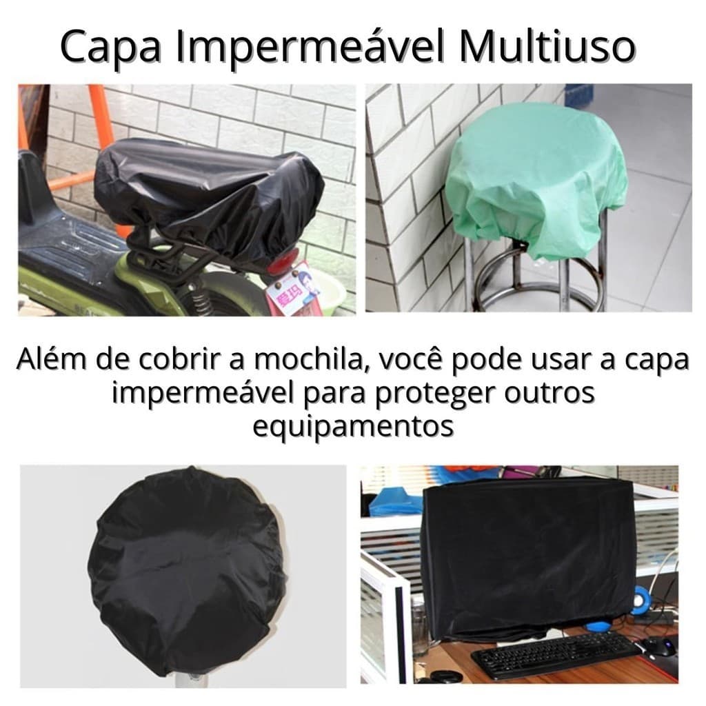 Capa De Chuva Multifuncional Impermeável Chuva Areia Praia