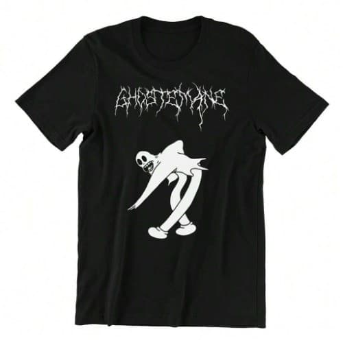 Camiseta GhosteManes Fantasma Desenho Cartoon Blusa Camisa Unissex