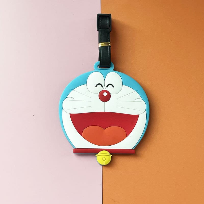 DZTP Etiqueta de bagagem indispensável para viagem, etiqueta de bagagem indispensável para viagem Doraemon Doraemon Dora