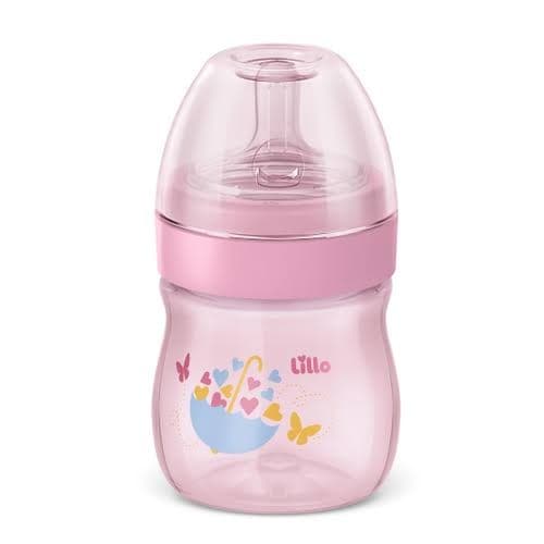 Mamadeira lillo super evolution 150 ml rosa