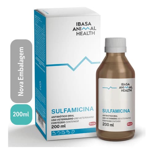 Sulfamicina Oral Para Aves Ibasa  200ml