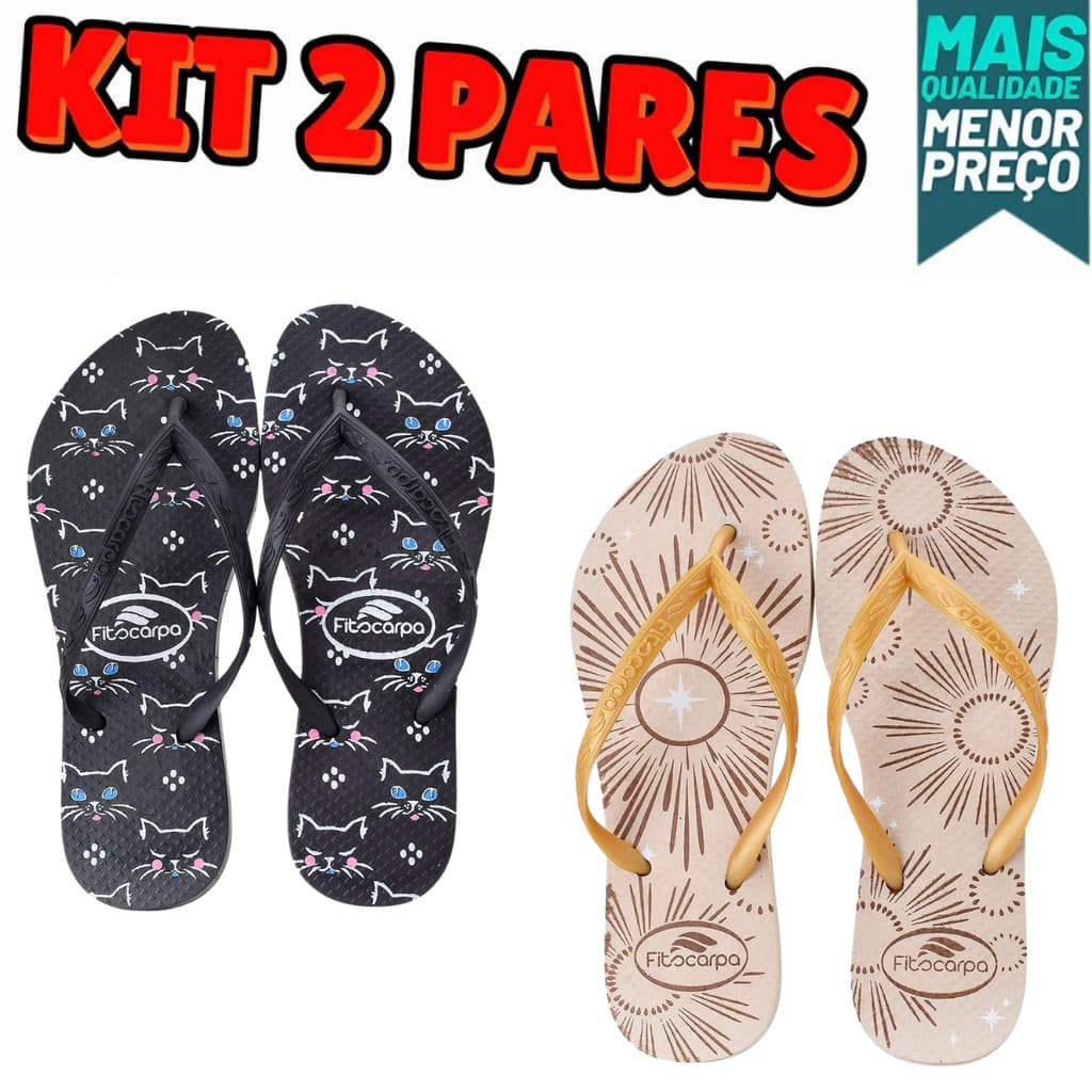 Kit 2 Pares Chinelo Stitch Vaquinha Gatinho Super Leve e Confortável Envio Imediato Barato