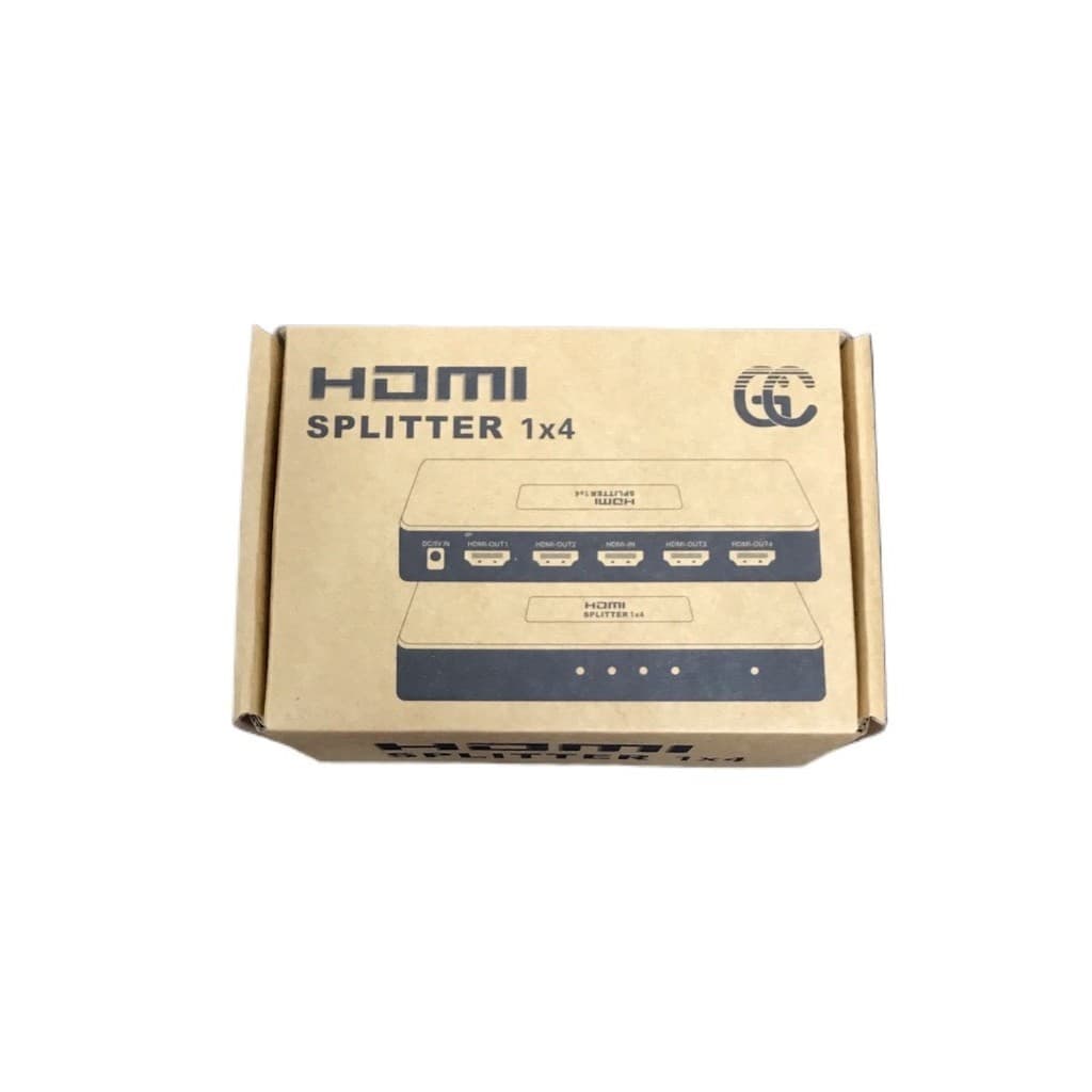 Splitter Distribuidor Hdmi 1x4 Divisor Full Hd 1.4 3d 1080p