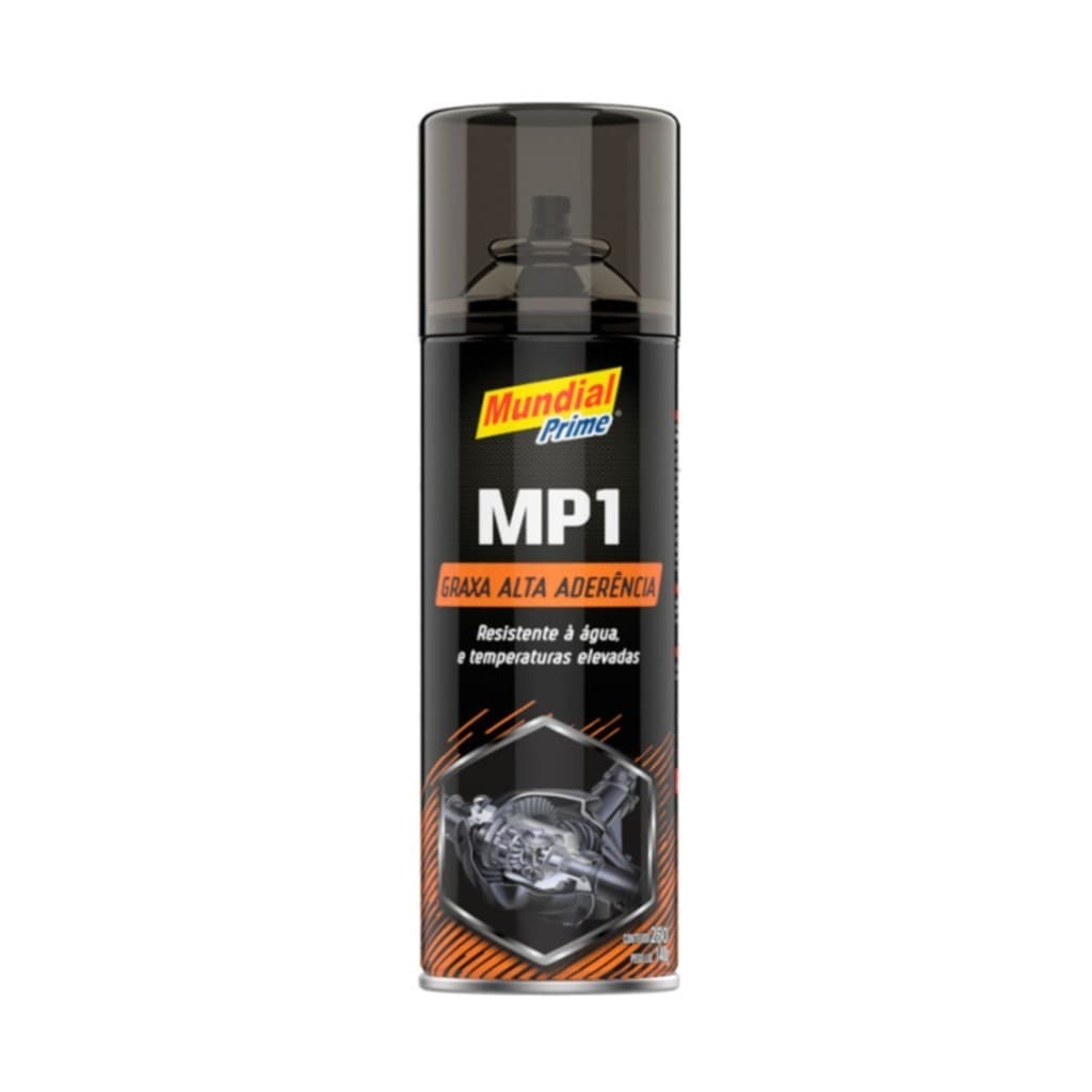 Graxa Alta Aderência MP1 em Spray 250 ml Mundial Prime