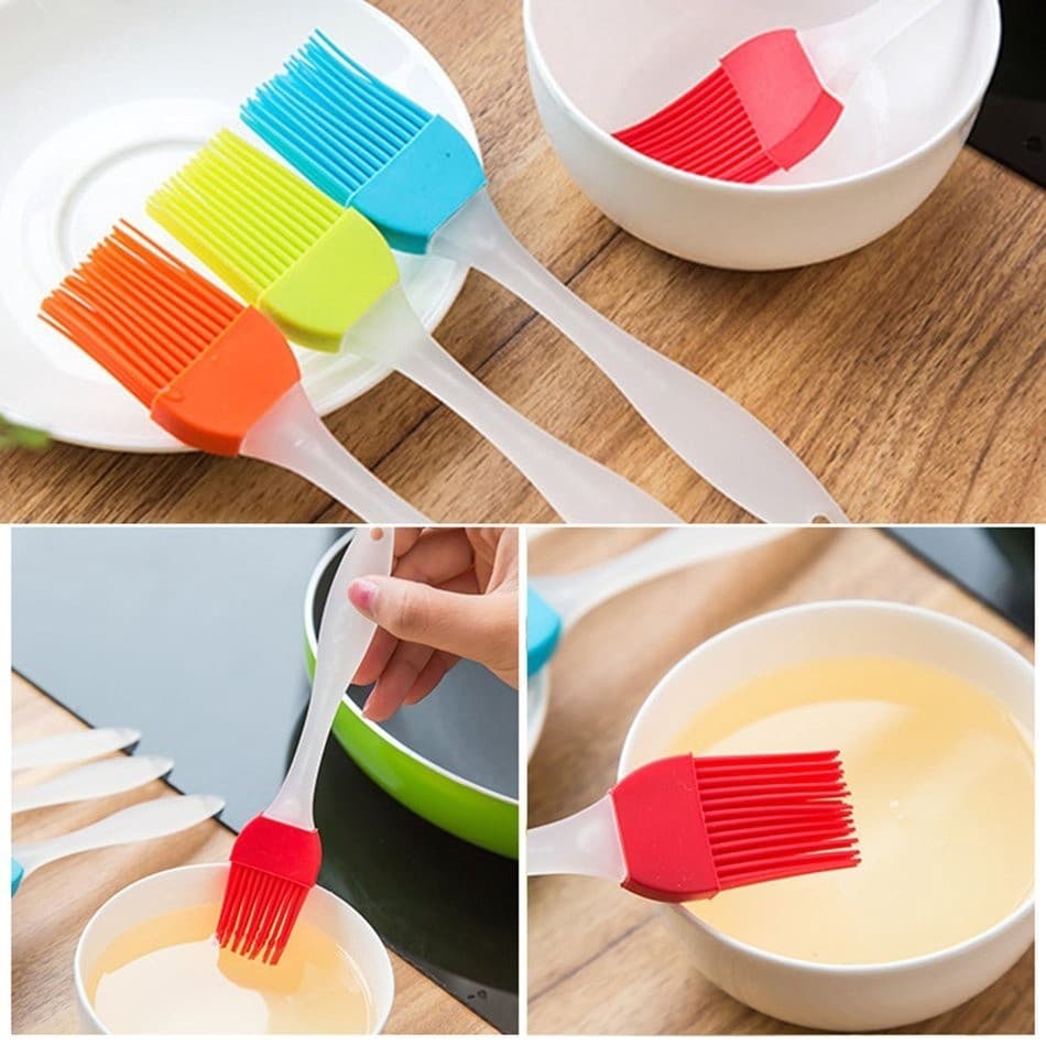 Pincel De Silicone Para Confeitar / Pão / Creme De Óleo Para Cozimento / Churrasco / Bolo