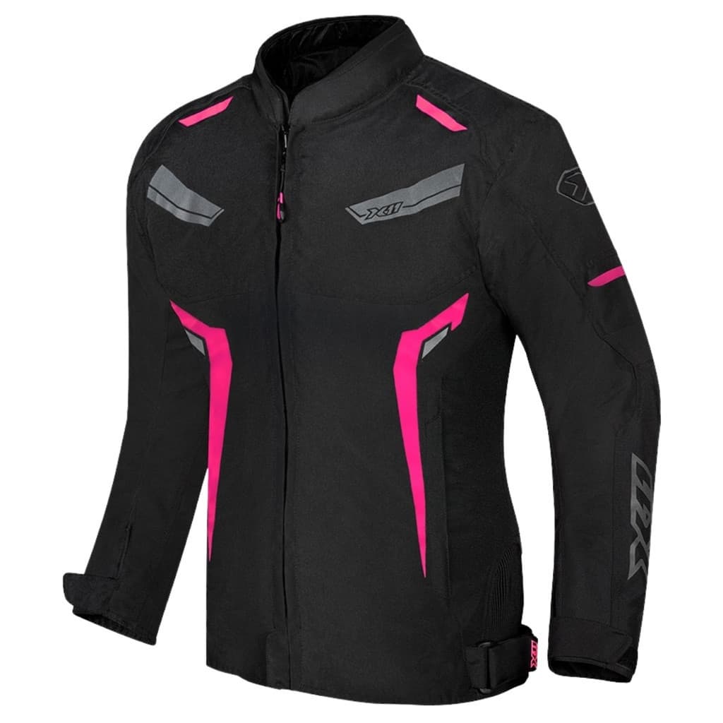 JAQUETA MOTO MOTOCICLISTA X11 ONE SPORT FEMININA ROSA