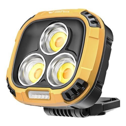 Lanterna Recarregável para Acampamento e Caminhada 30w 3 Cores de Led - Aventura ao ar livre