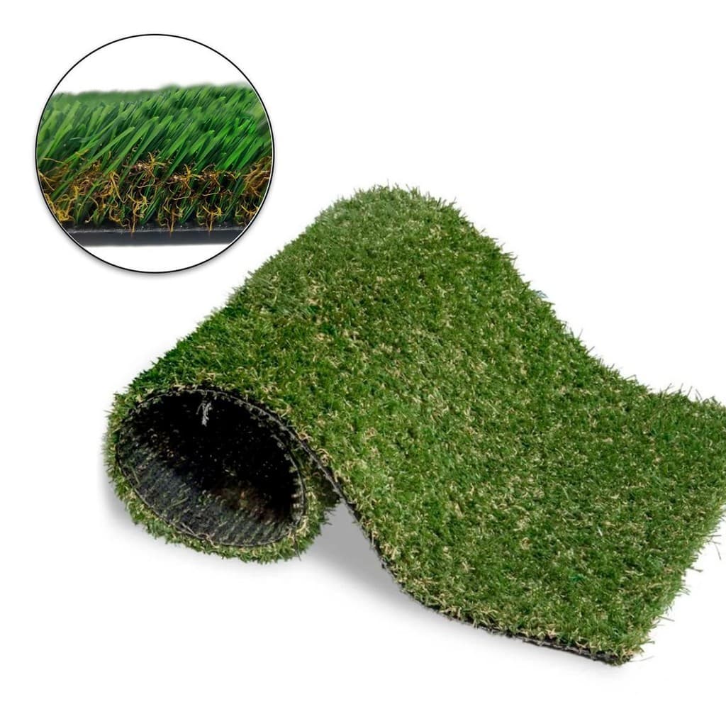 Grama Sintética 20mm Soft - 1m X 1m 1m² Jardim e Decoração