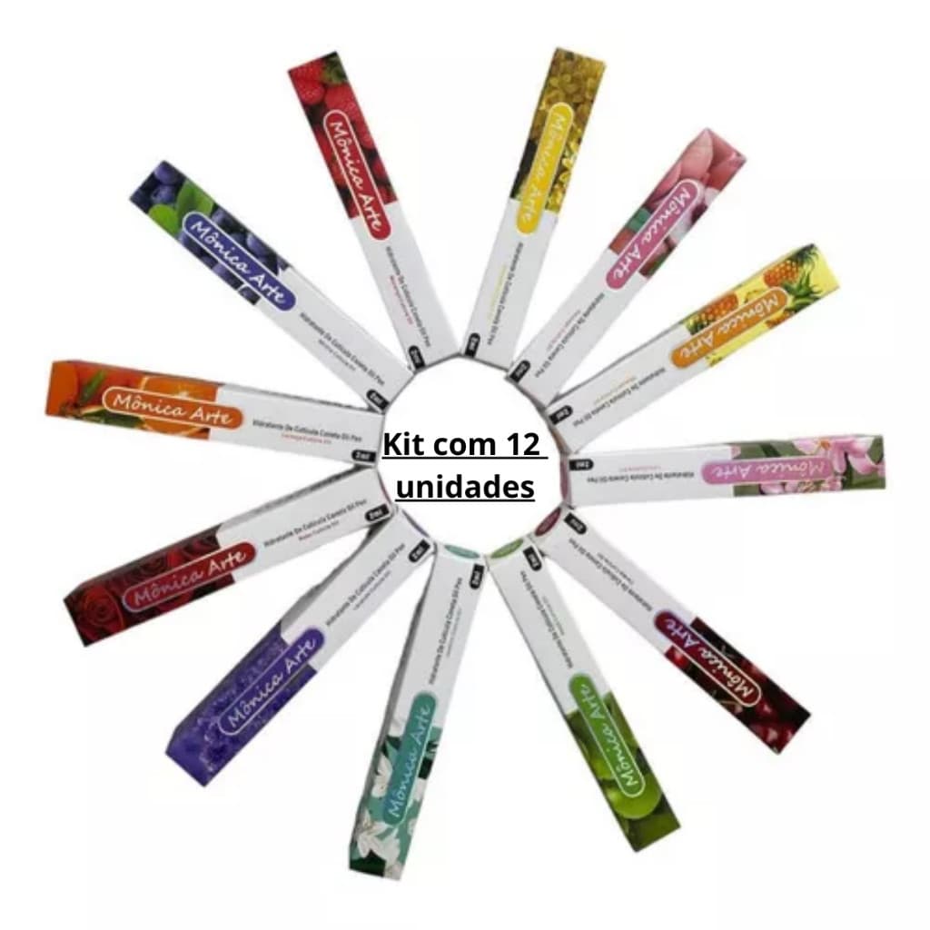 Kit 12 Unidades Caneta Hidratante para Cúticulas - Mônica Arte