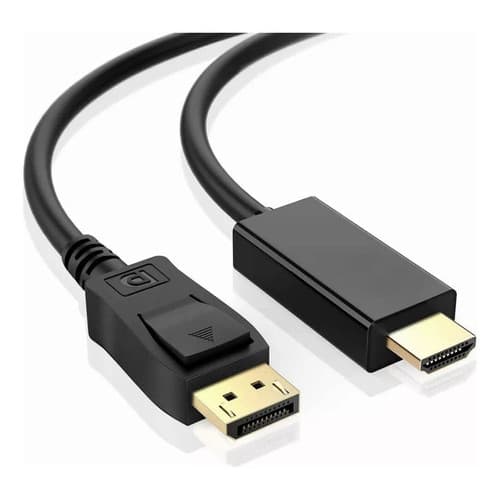 Cabo Conversor Hdmi Para Displayport 1,8m Preto - Ethink
