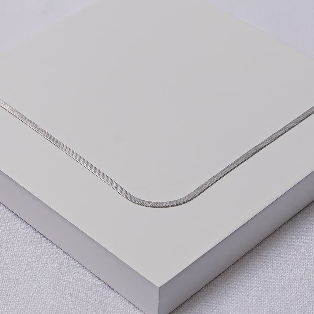 Corrente Aço Inox Fita Laminada 60cm