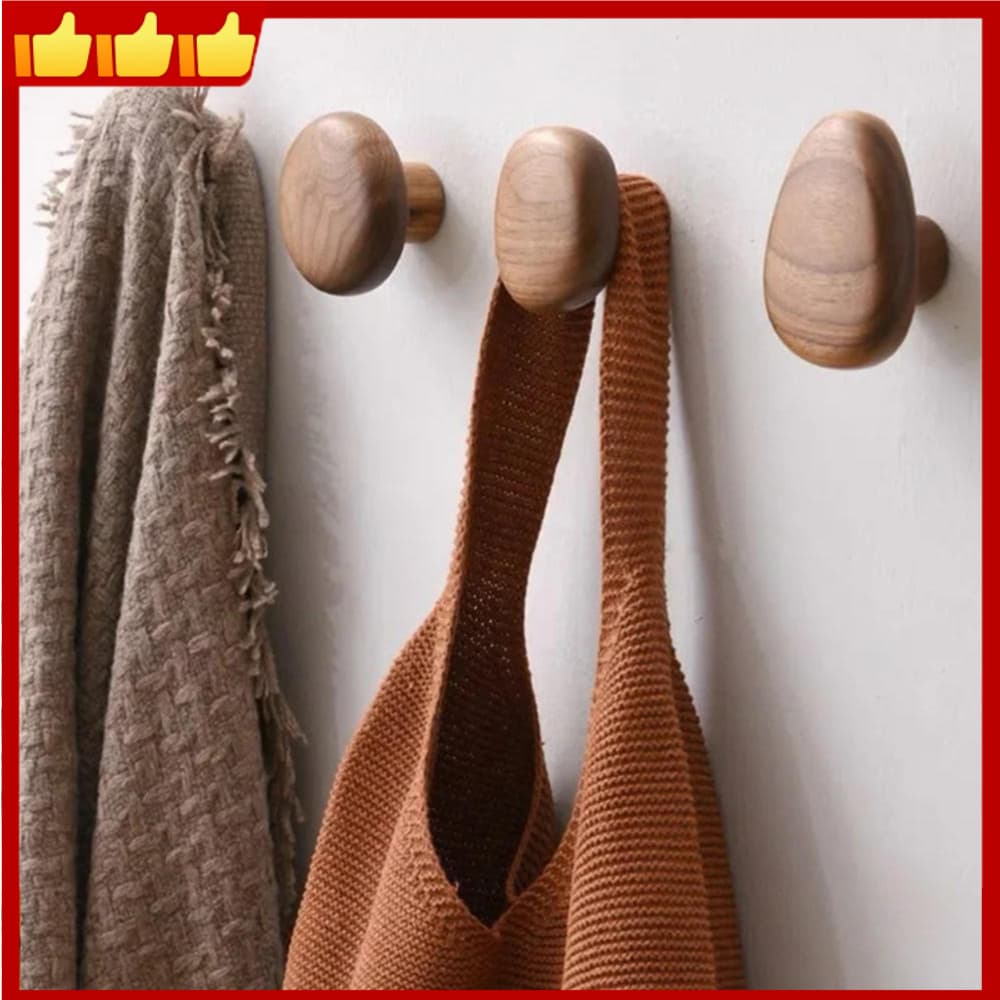Gancho De Roupas Madeira De Alta Qualidade Design Minimalista Cabide Parede Elegante