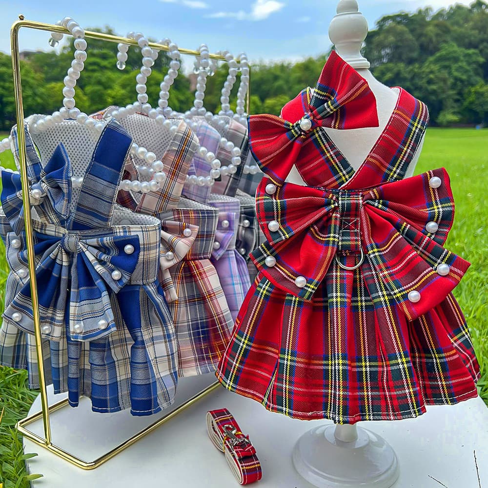 Vestido De Cão De Estimação Moda Estilo JK Em Forma Cachorro