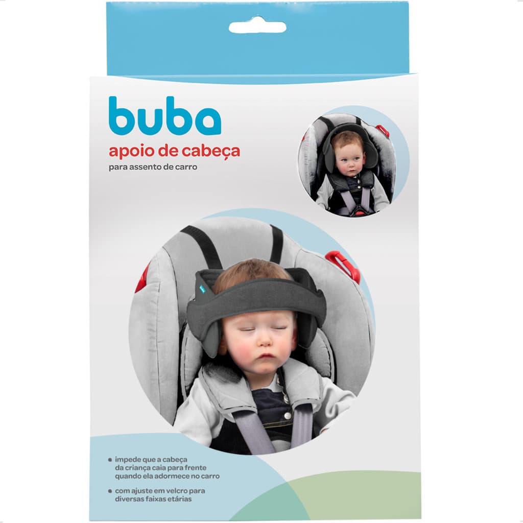 Encosto Apoio Protetor Cabeça Bebê Conforto Cadeirinha Carro Dormir Espuma Pescoço Assento Buba