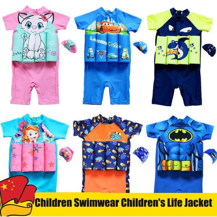 Maiô Infantil, Colete Salva-vidas, Roupa de Banho Flutuante de Espuma para Bebês, Treinamento de Segurança na Natação