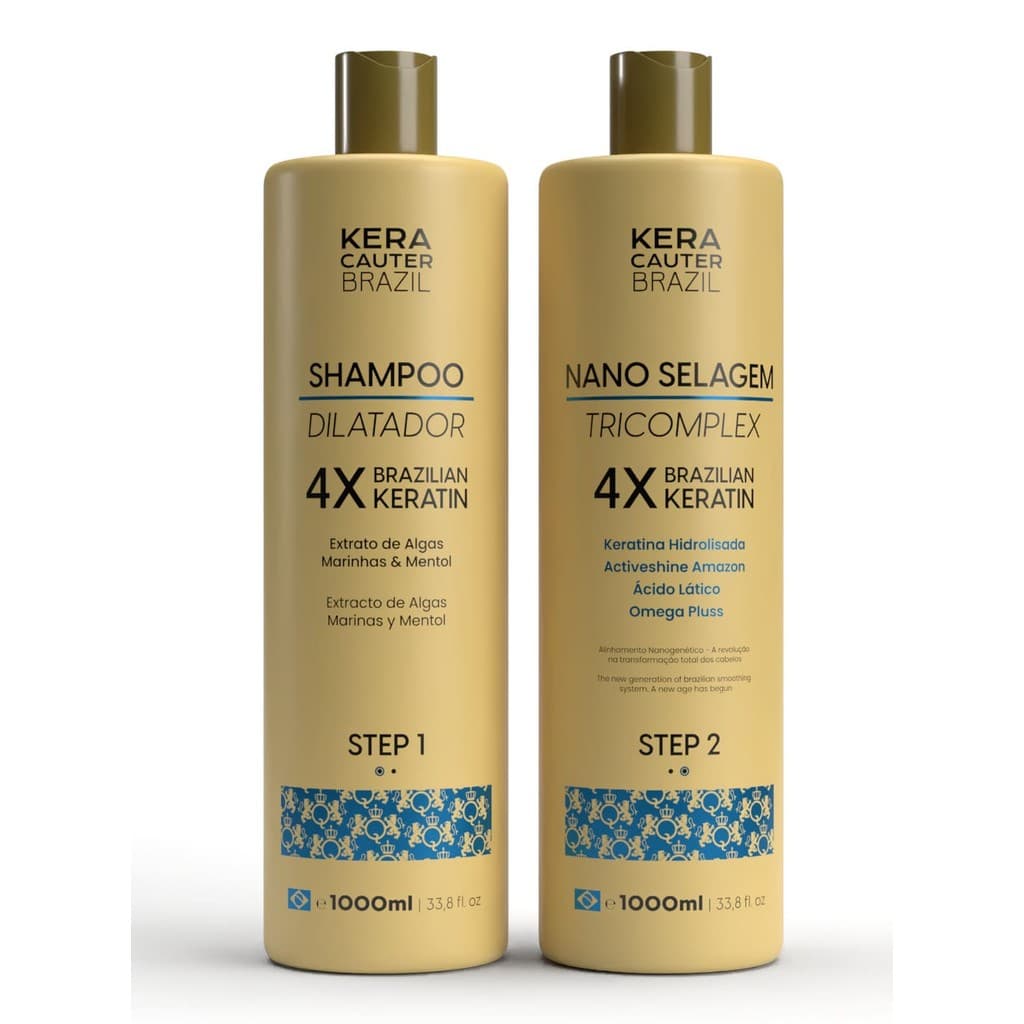kit Escova Progressiva Profissional Nanoselagem Queen 1L