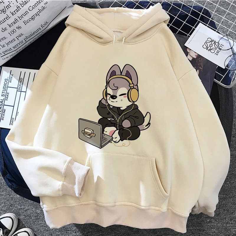 Moletom De Frio Canguru Algodão Unissex Stray Kids Desenho