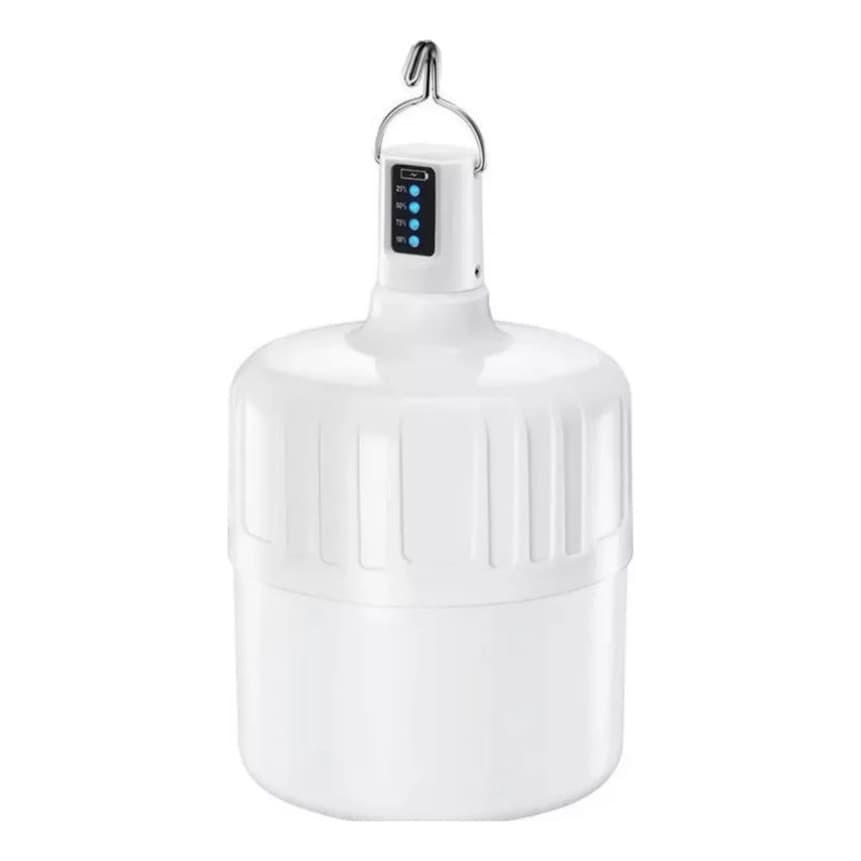 Lampião Lanterna Led Recarregavel Lampada Camping Barraca - Luz de Emergência  (XC-7814C)