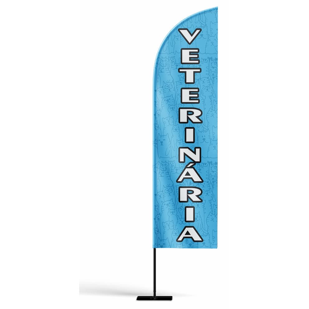 WIND BANNER COMPLETO VETERINÁRIO FUNDO AZUL