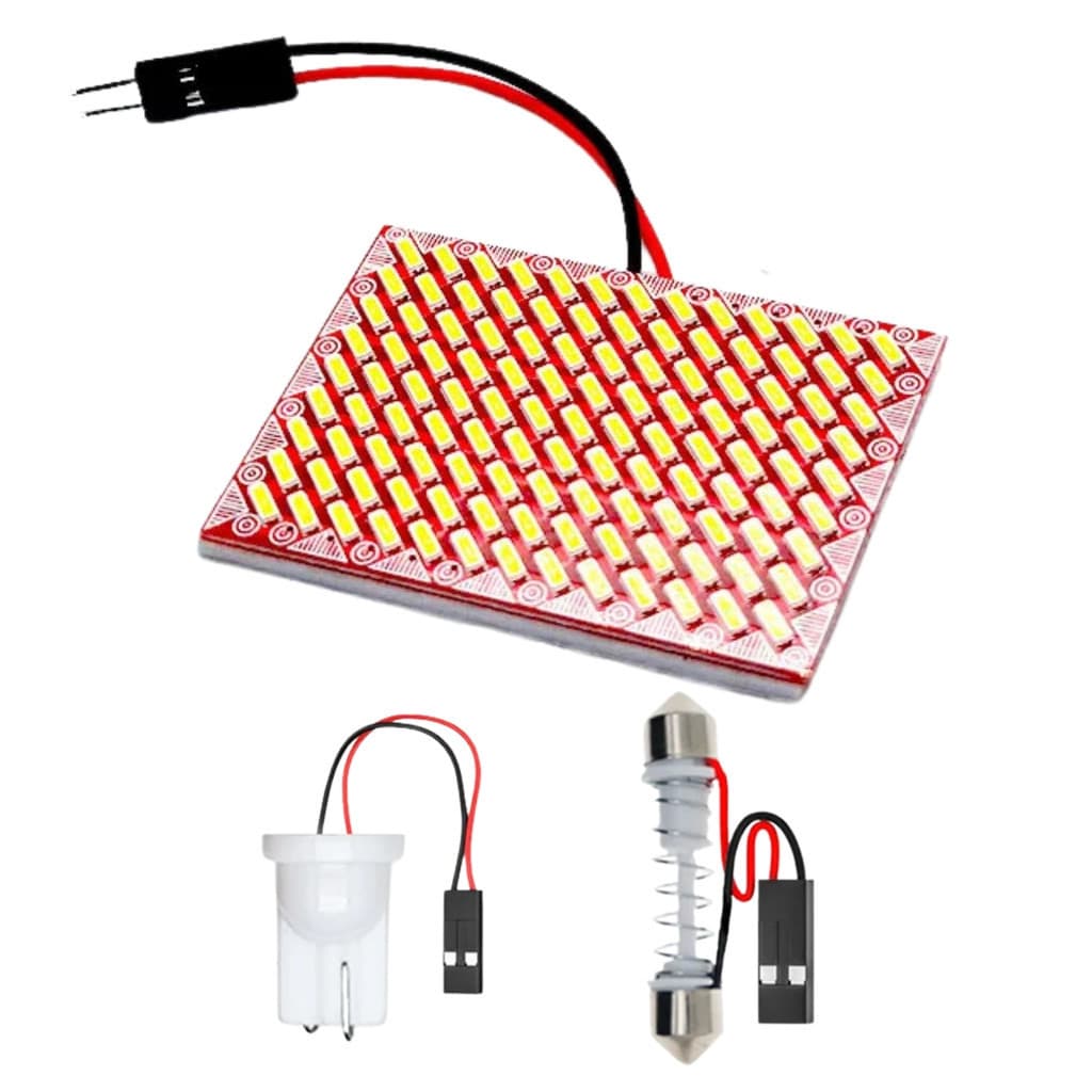 Luz Led Leitura Cortesia Teto Placa T10 Pingo Torpedo 5W 12V