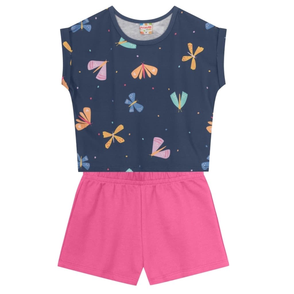 Conjunto menina Infantil Brandili feminina
