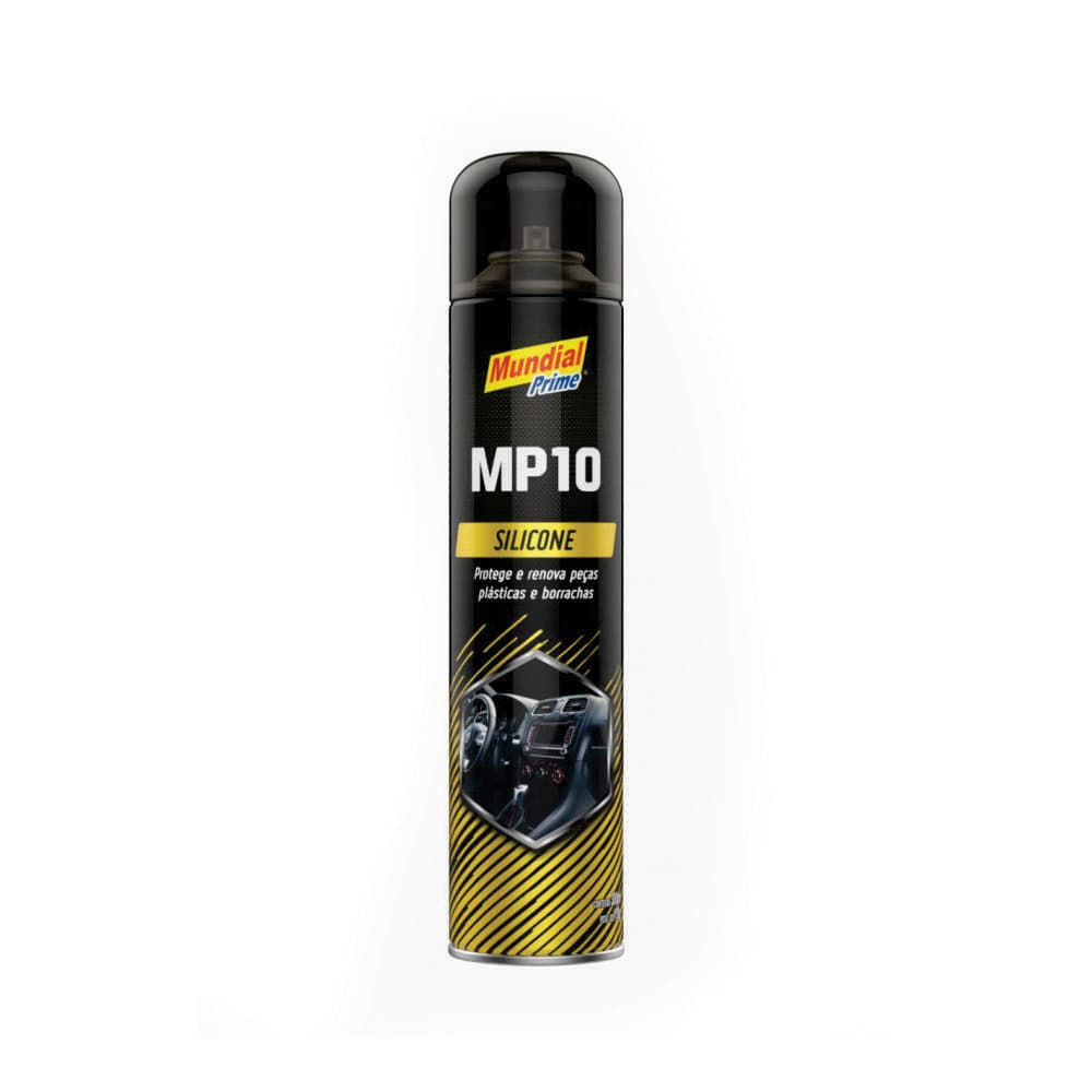 Aerossol Silicone Spray Protetor Lubrificante Borracha Plástico 300ml Mundial Prime