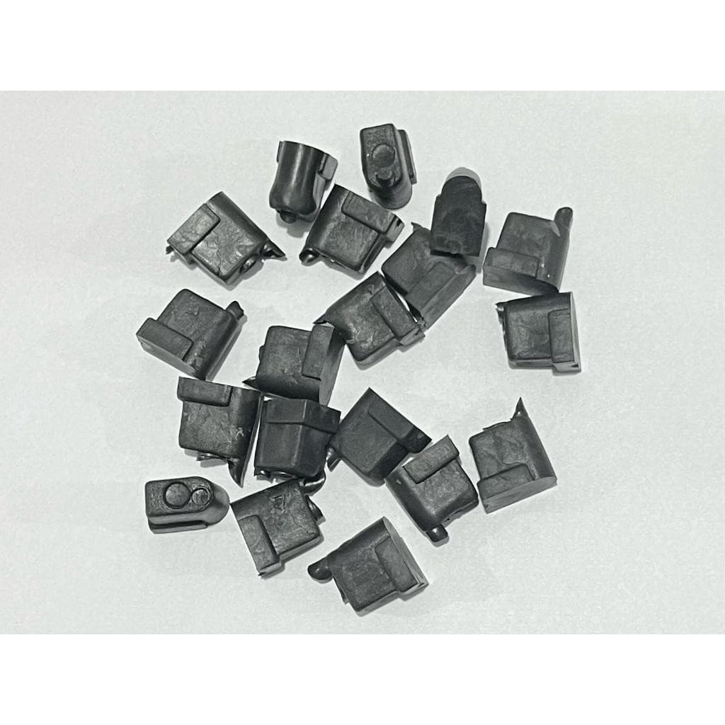 Kit c/ 100 Batentes mini 1406P limitador / igrejinha / castelo p/ Vidros 6mm janelas portas blindex