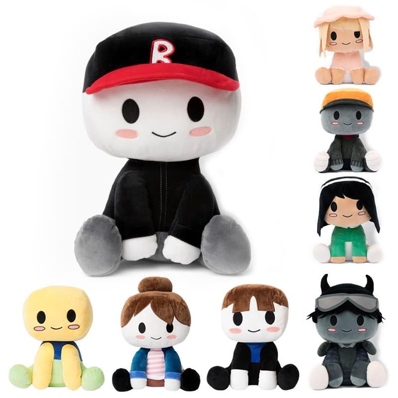 Brinquedo de pelúcia Blox Buddies de 7,8 polegadas