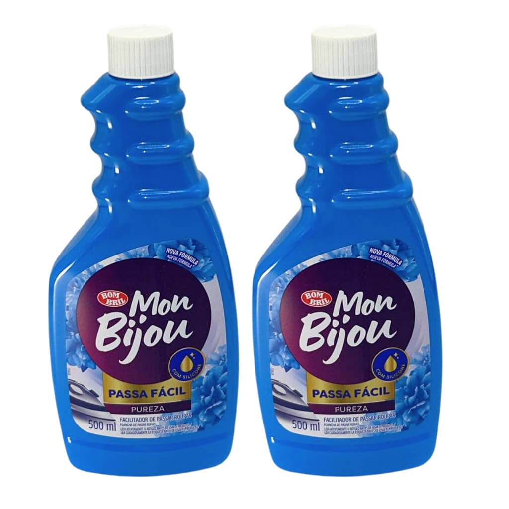Kit 2 Facilitador de Passar Pureza Refil 500ml